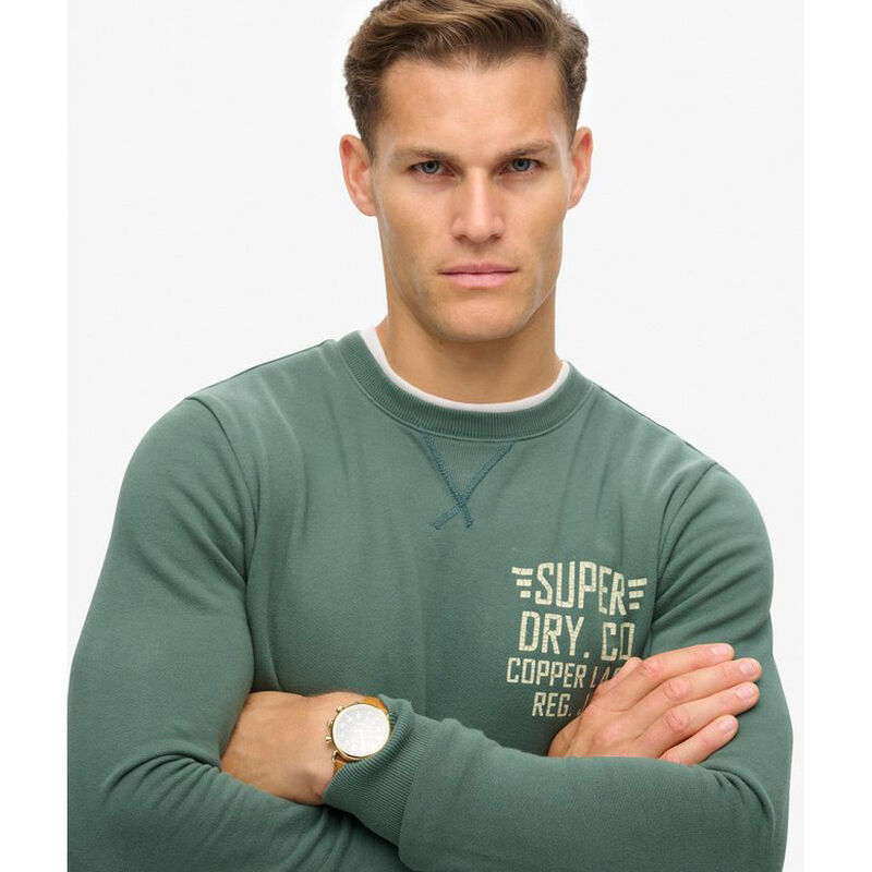 Superdry Copper Label Graphic Crew image number 2